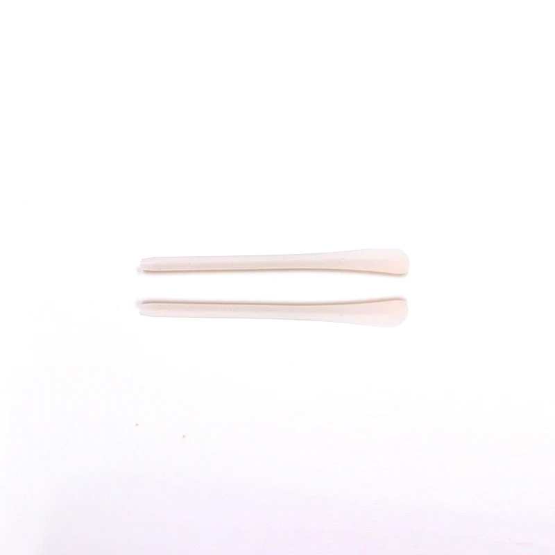 Round Mouth White COLOUR_MAX черный и ясный очки ноги против скольжения тонкий отверстие очки держатель зажим рукав - Цвет: Round Mouth White