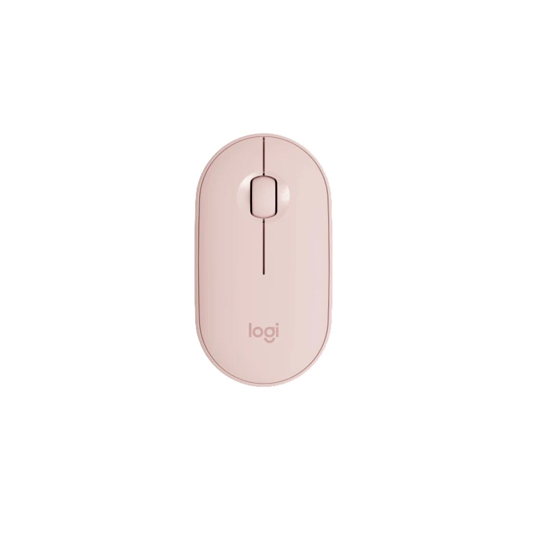 Logitech Wireless Thin Mouse Pebble (Same as M350) 1000DPI High Precision Optical Tracking Computer Laptop Tablets Colorful led gaming mouse Mice