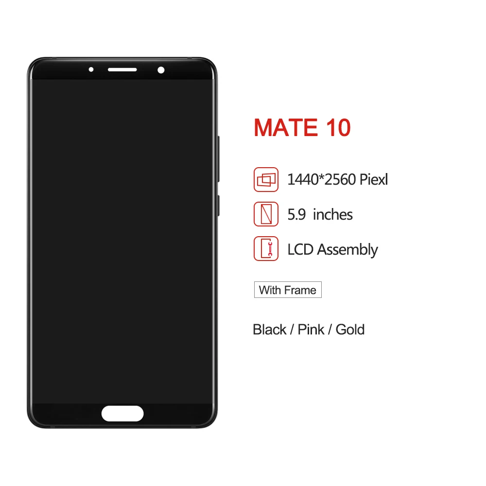 Для 5," huawei mate 10 ЖК-дисплей+ сенсорный экран панель дигитайзер сборка Замена для huawei mate 10 экран
