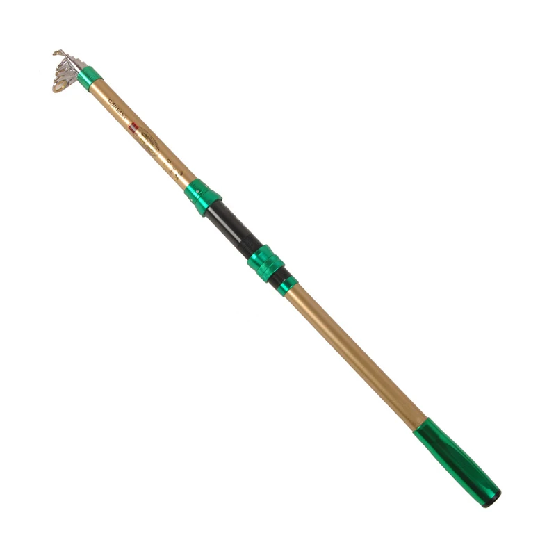 

2020 New 2.1 2.4 2.7 3.0 3.6M Spining Telescopic Fishing Rod Portable Stainess Steel Sea Pole