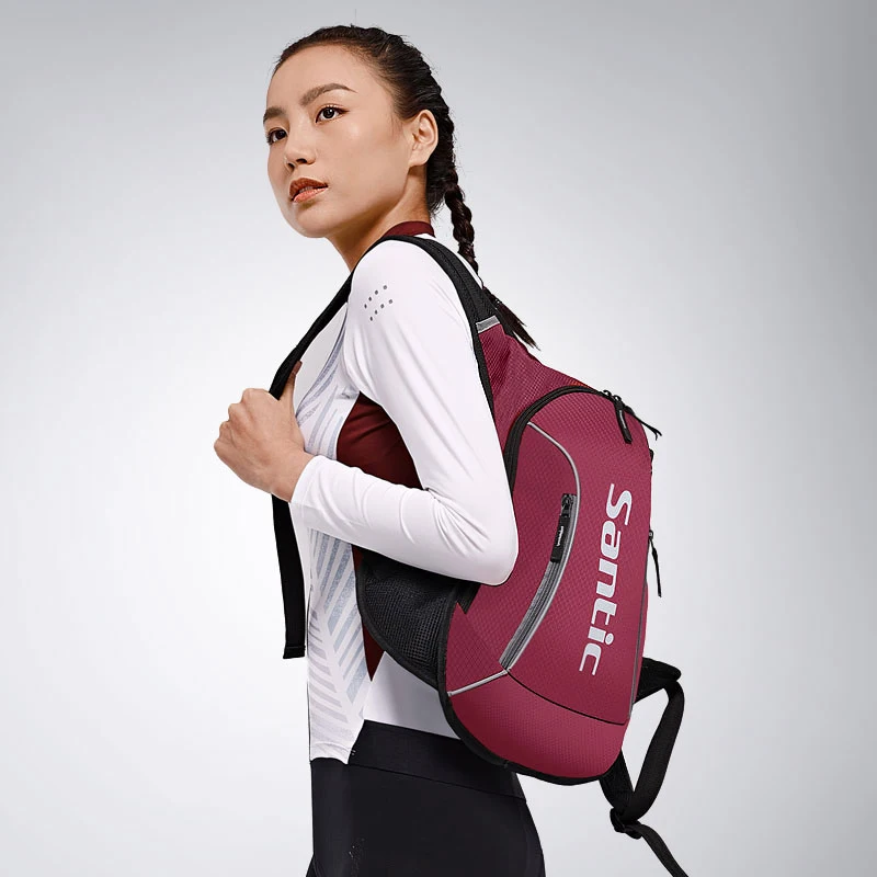 Santic Cycling Backpack 15L Outdoor Sports Gym Bags Backpack Riding Daypack Waterproof MTB Bike Hiking Bag Bicycle Accessories