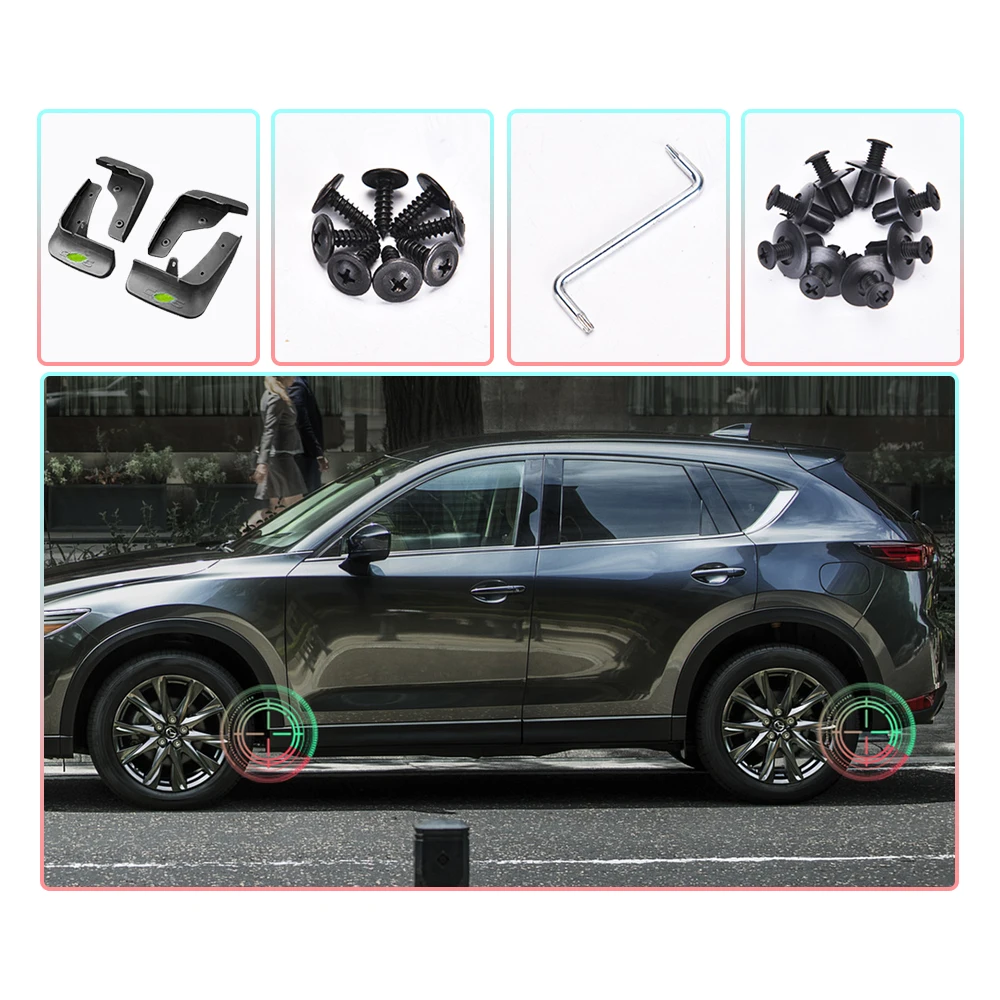 LFOTPP Автомобильные Брызговики, крылья для Mazda CX-5, автомобильные передние и задние брызговики, защитные Брызговики, перегородка