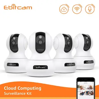 

Ebitcam Cloud Wireless Security Camera System Wifi IP Cameras 1080p Indoor Security Camera System 1080p IP Cameras PTZ