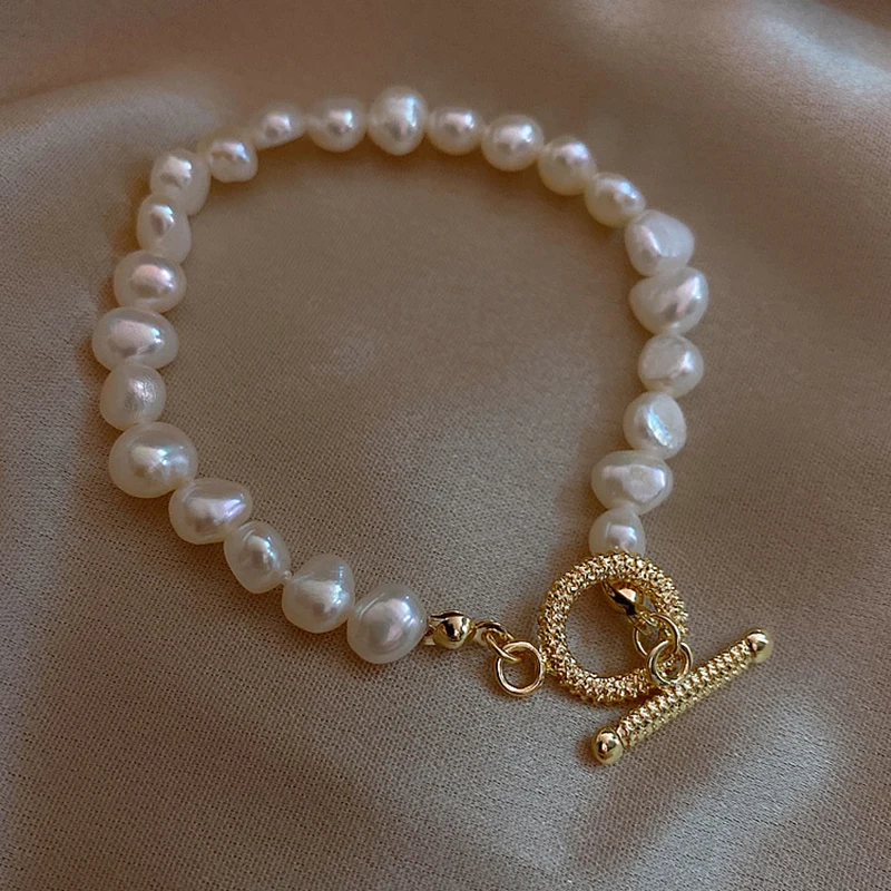 Bracelet for Women Fashion Freshwater Pearl Bracelet 2020 New Simple Jewelry Accessories Wholesale