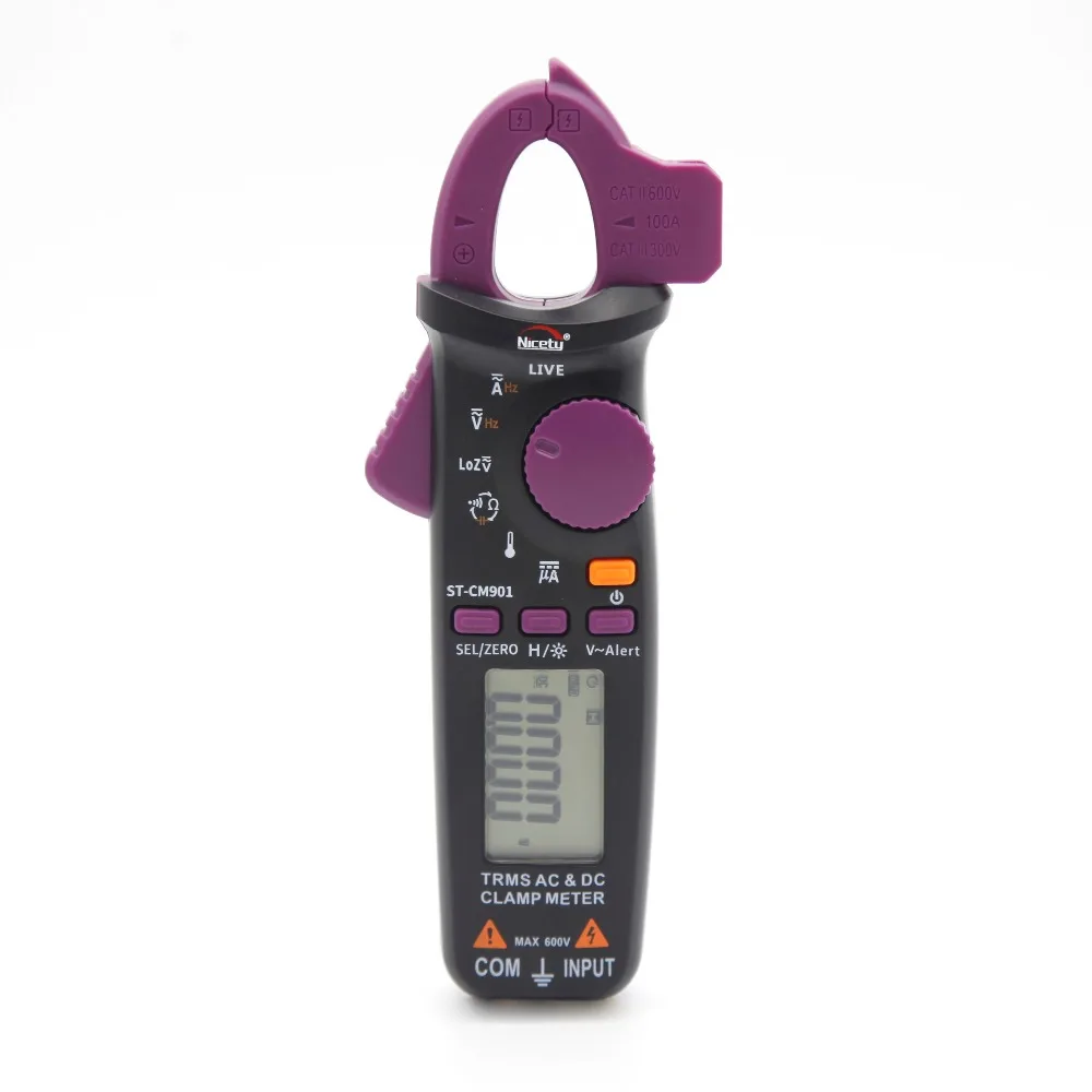 

Mini True RMS AC Clamp Meter ST-CM901