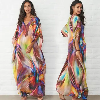 

2020 Summer Beach Cover Up Women Beach Dress Solid Bikini Cover Up Swimwear Women Robe De Plage Beach Wear Cardigan Bathing Suit