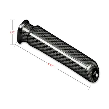 

Knob Handbrake Cover Cover Decoration Carbon Fiber Car Shift High Quality