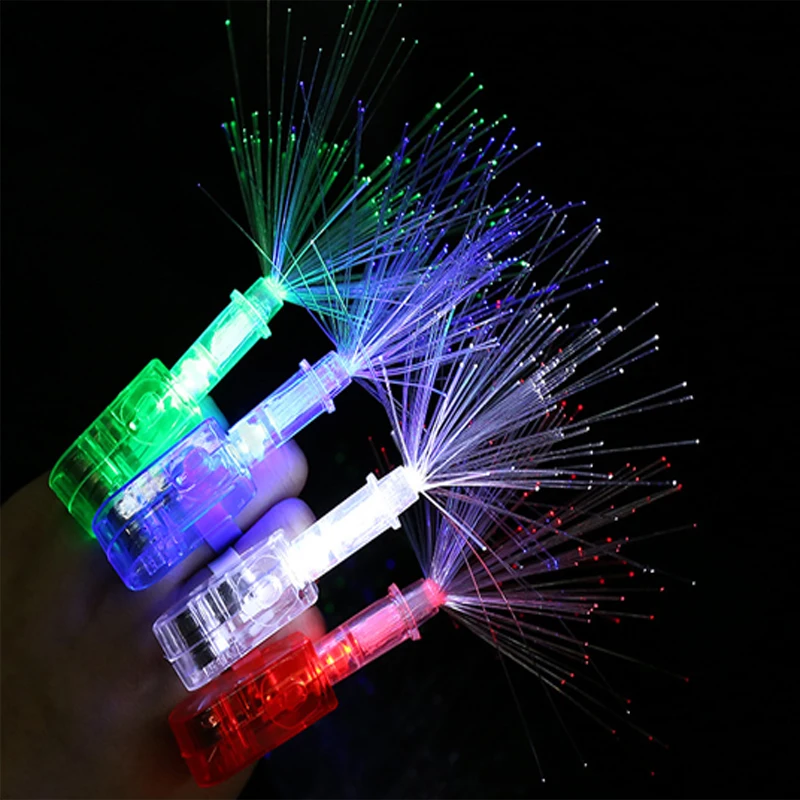 Glowing Flash Finger Light Laser LED ring Colorful Kid Toy Card Bright Ring Bar Concert Party Supplies | Дом и сад