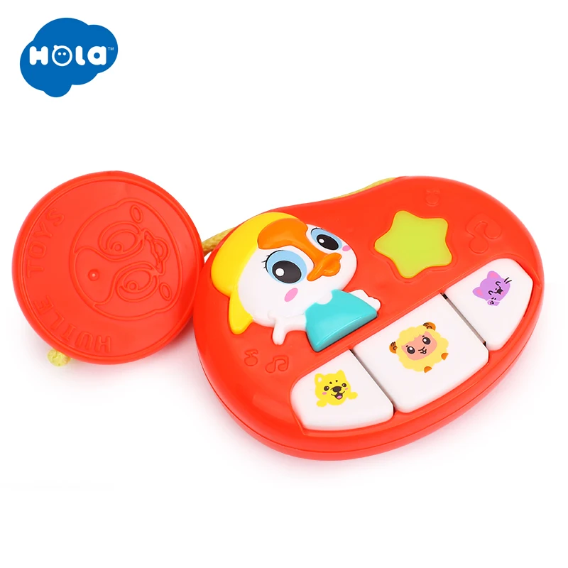 HOLA TOYS 3111C детская коляска бар музыкальная игрушка животное ферма мобильное