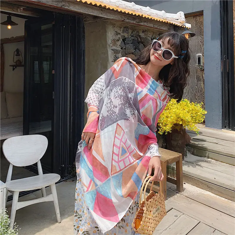 100x180 см 9 стилей саржевое хлопковое парео пляжное покрытие женская большая пляжная одежда бикини купальный закрытый купальник саронг шарф