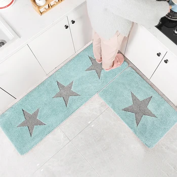 

New Floor Mat Entrance Door Bathroom Mat Bath Carpet Home Non-slip Bedroom Living Room Printed Stars Floor Mats Modern Rug