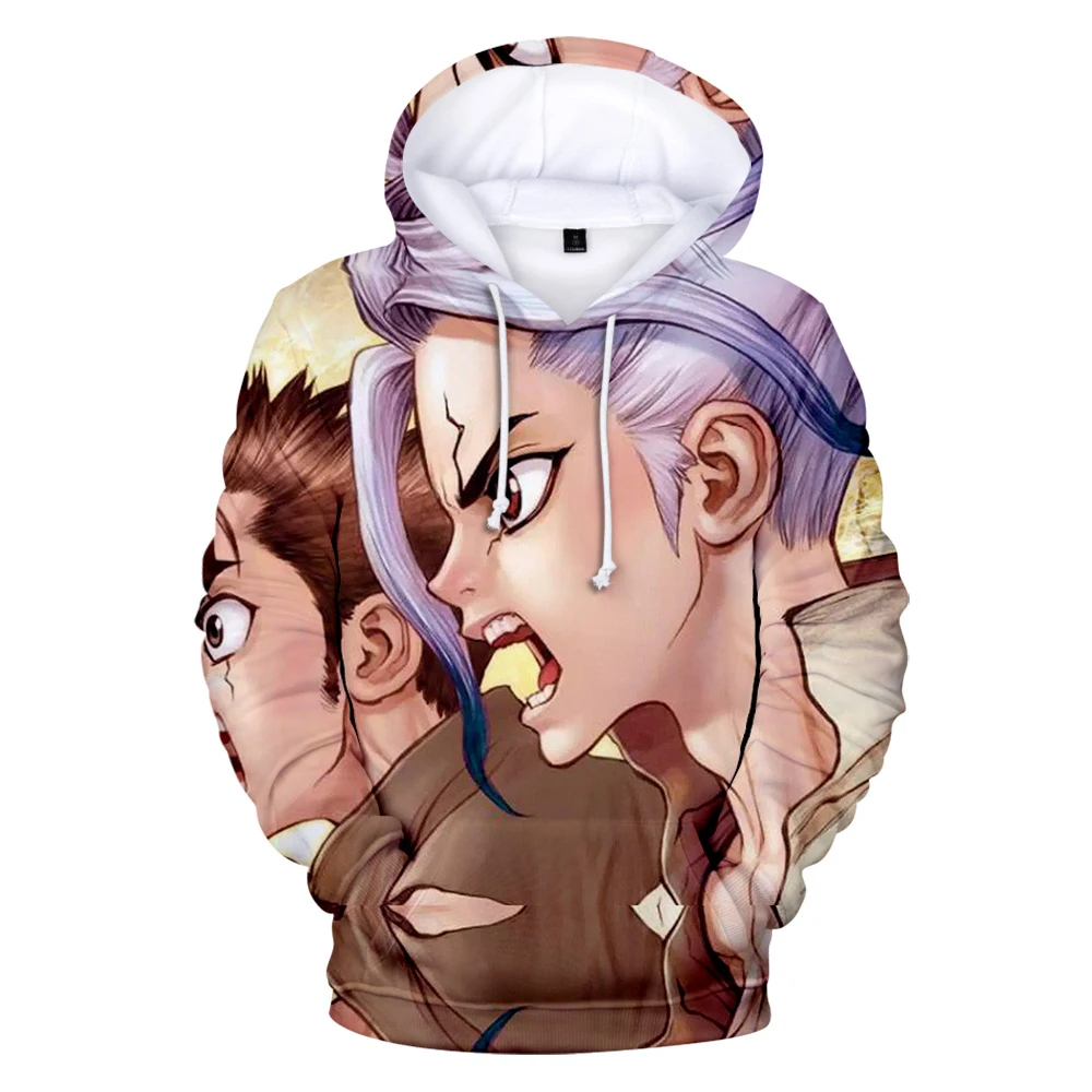 Осенние крутые толстовки с забавным принтом 3D Dr. stone толстовки с капюшоном для мальчиков 3D Аниме Dr. stone 3D толстовки для мужчин/wo мужчин