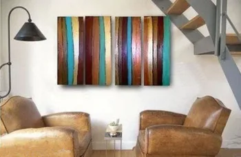 

HOT-MODERN Beauty ABSTRACT HUGE WALL ART Hand Painting OIL PAINTING ON CANVAS