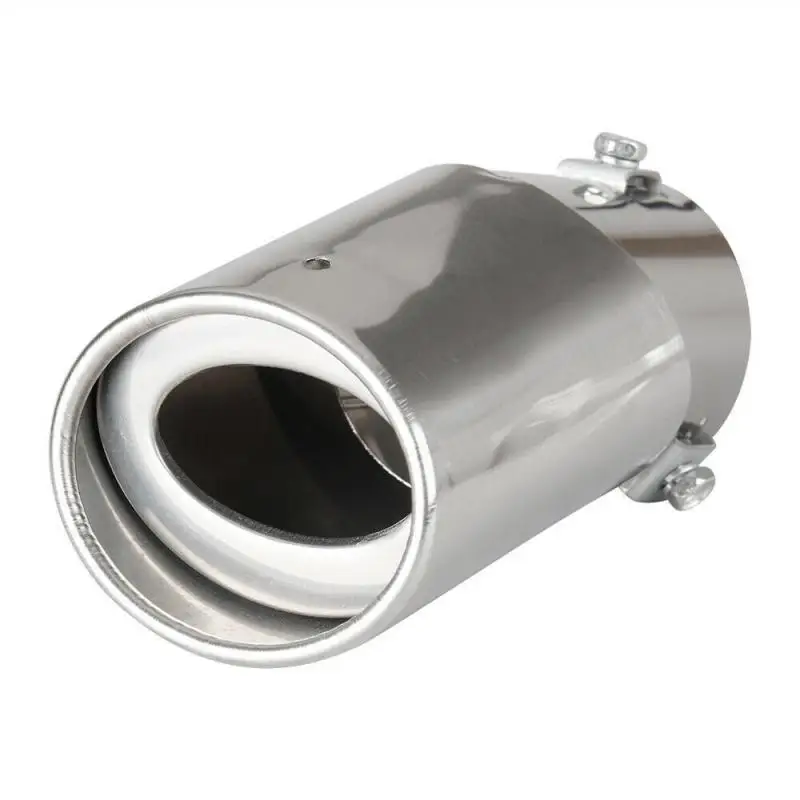 New Car Stainless Steel Rear Exhaust Pipe Tail Muffler Tip Round Accessories Chrome | Автомобили и мотоциклы