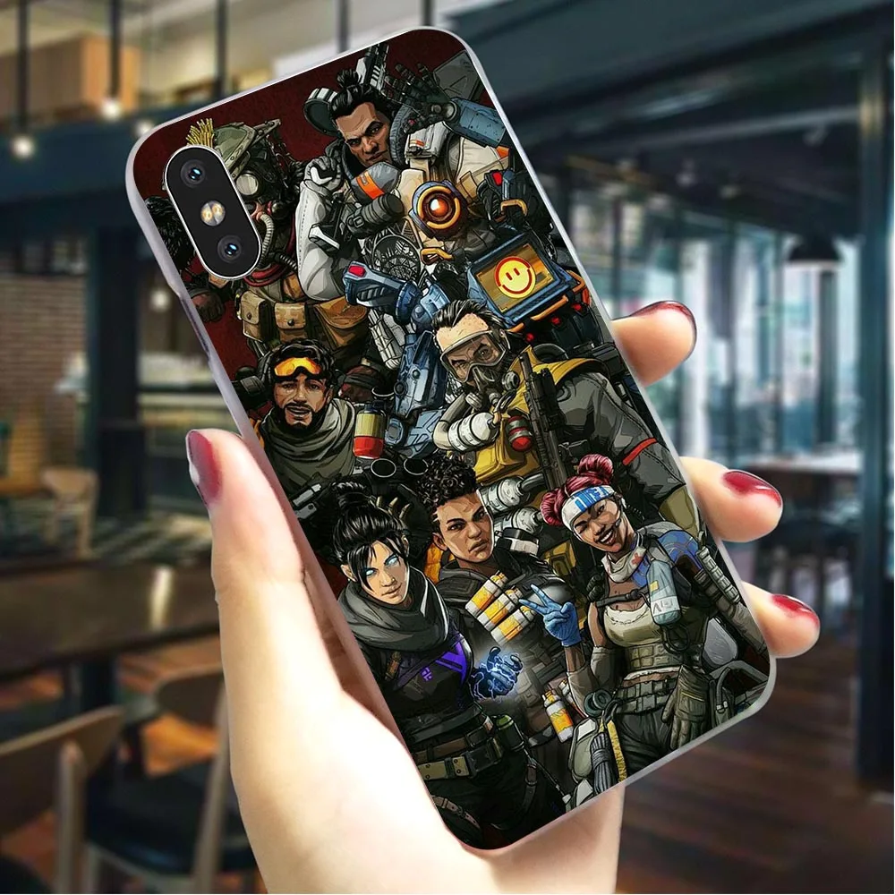 Тонкий чехол для телефона в стиле игры APEX iPhone XR 5 фотографий 6 6S/6 6S Plus 7 8/7 8 X XS Xs Max
