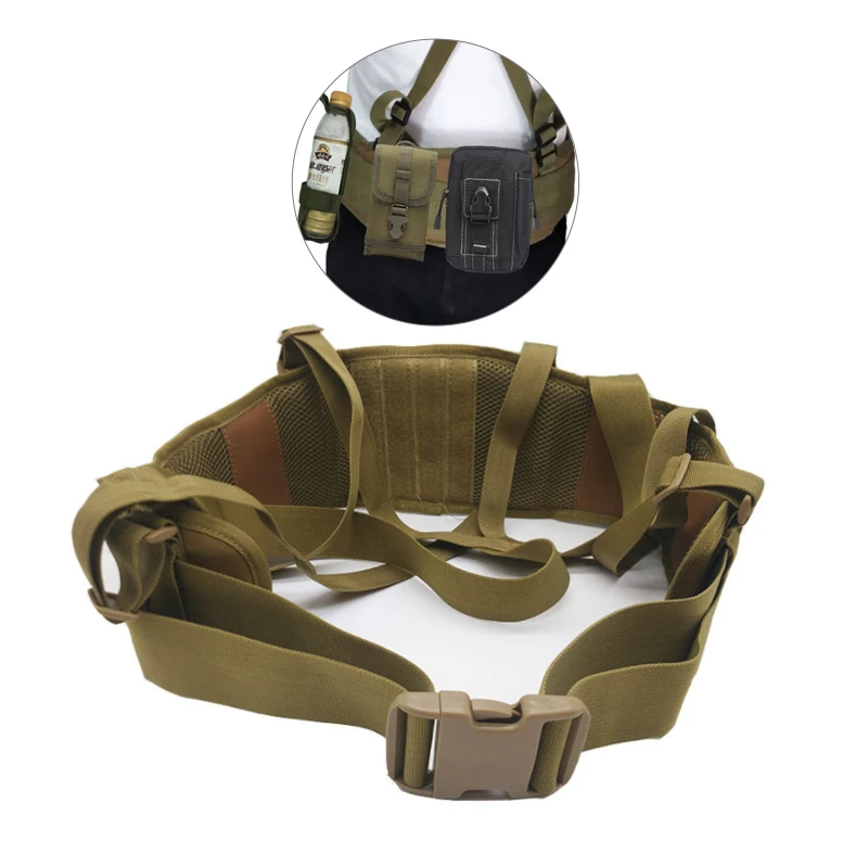 

Tactical Hunting Waist Belt Men Gun Belt Tactical Combat Molle Belt Hunting Belt Waist Support Outdoor Men's Belts & Cummerbunds