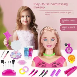 Ensemble de sèche cheveux tressés, jouet de salon de coiffure, modèle de buste, maison de jeu, jouet de Simulation pour fille 