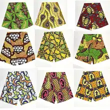 Последняя хлопчатобумажная африканская ткань воск стиль настоящий голландский 6 ярдов/лот Анкара мягкий Дашики материал