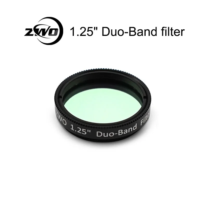 ZWO 1.25 インチ デュオバンド フィルター カラー カメラ