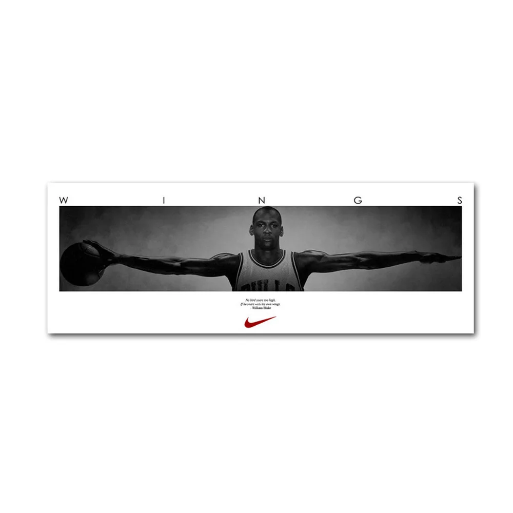 Ailes Star Du корзина Michael Jordan крылья двери автомобиля спортивные Плакаты самого ценного игрока NBA из команды «Star настенные картины для Гостиная Арт холст украшения