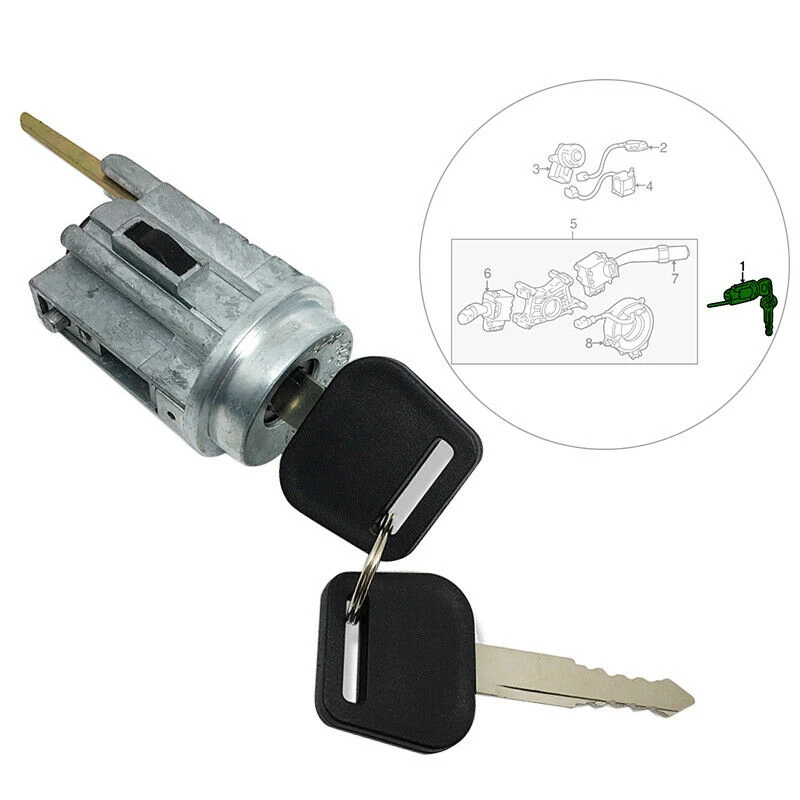 Замок зажигания цилиндр замка с ключи для Toyota 4runner Tacoma 1995-2004 69057-12340