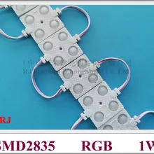 Впрыска светодиодный светильник RGB DC12V 38 мм* 38 мм SMD 2835 1 Вт IP65 CE автоматическое изменение цвета нет необходимости контроллер не может контролировать