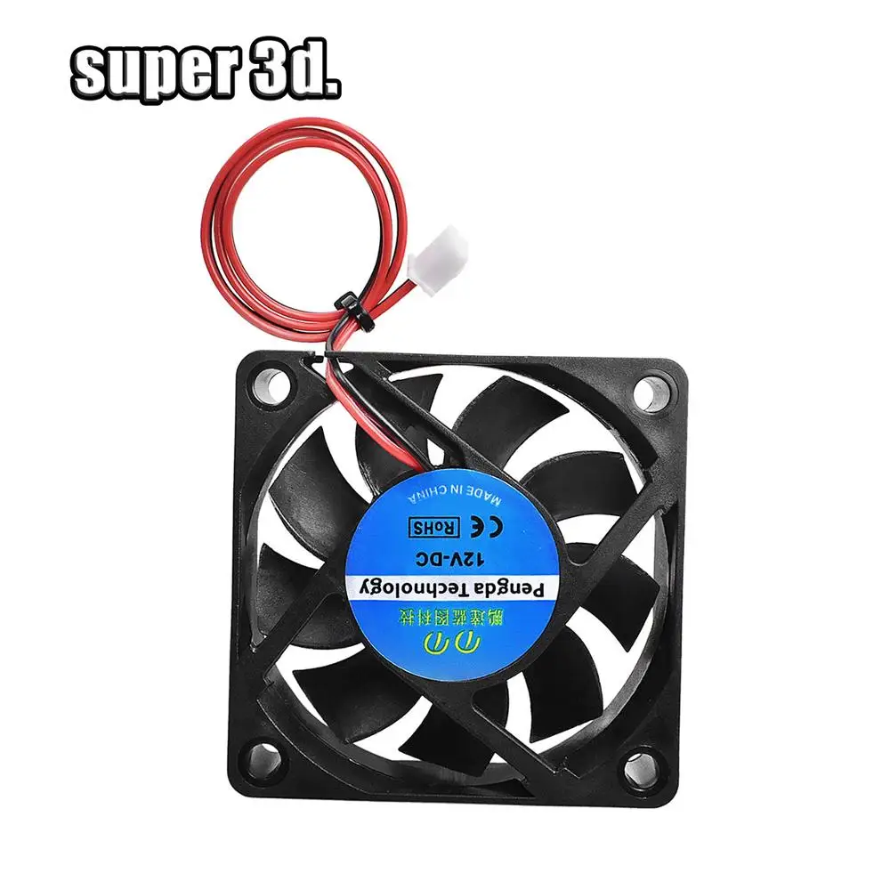 6015 Cooling Heatsink Fan 12V 24V with Dupont Wire Brushless 60mm 60*60*15 mm 3D Printers Parts Cool