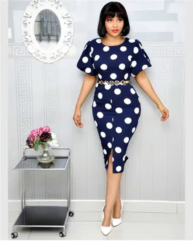 

New Style African Dresses for Women Clothes Bazin Printed Traditional Clothing Dashiki Print Dresses African Lady Women