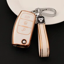 

Car Remote Key Cover Case For Ford Fiesta Focus 2 Ecosport Kuga Escape Falcon B-Max C-Max Eco Sport Galaxy FOB 3 Button