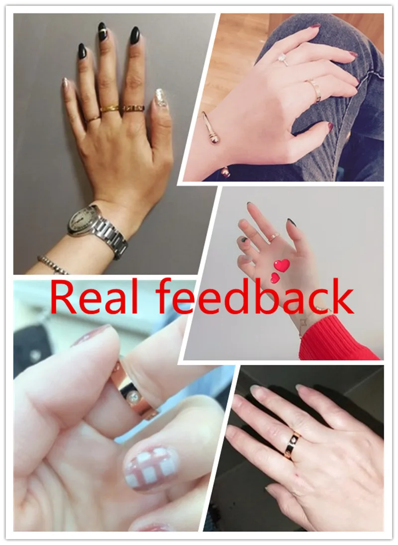 Stainless Steel Ring Gold Color Ring Couples Rings Wedding Rings-For Women Men Couple