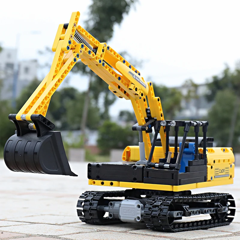 motorized excavator toy