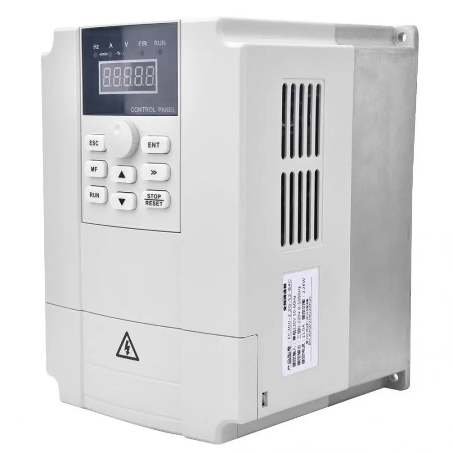 Солнечный инвертор 220V 2.2KW преобразователь частоты однофазный Вход 3-фазный Выход частотный инвертор VFD преобразователь