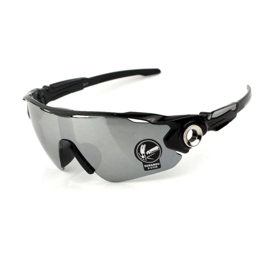 UV400 Cycling Sunglasses Men Women Windproof Sports Eyewear MTB Cycling Eyewear Bike Glasses Riding Goggles Oculos Ciclismo - Цвет: C01 Black Mercury