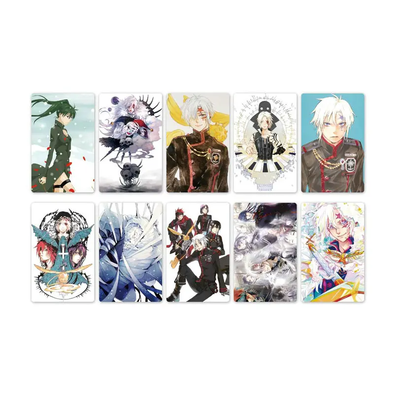 10 шт. Аниме D. Gray-Man Card стикер s Водонепроницаемая крапленая карта наклейка Дети стикерные игрушки для детей коллекция подарок