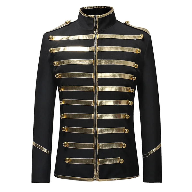 

MJARTORIA Autumn Spring Sequin Stage Suit Jacket Men Party Dress Suit Fashion Digital Printing Casual Drama costume Blazer Male