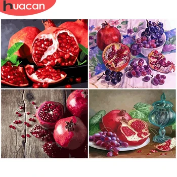 

HUACAN Painting By Numbers Fruit Drawing On Canvas HandPainted Art Gift DIY Picture By Number Still Life Kits Home Decor