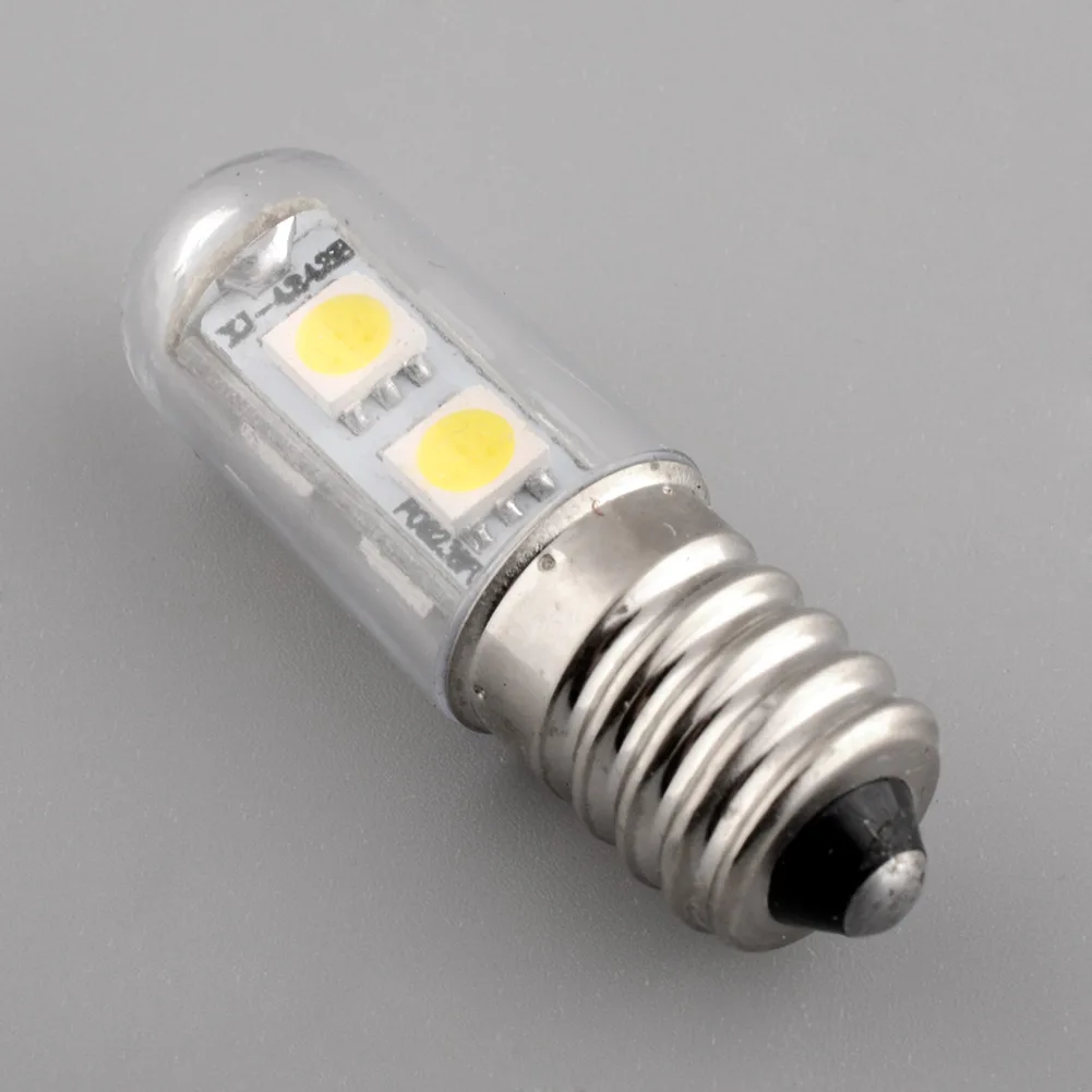 E14 220 V/1 W 7LED 5050SMD яркий белый домашний холодильник кукурузный светильник долговечная лампа
