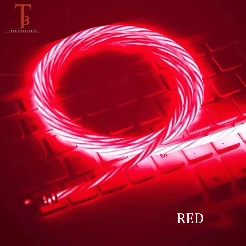 Красный Trembolo мобильный телефон USB стример Магнитная поглощающая линия передачи данных интеллектуальный электронный стример магнитное поглощение данных - Цвет: Красный
