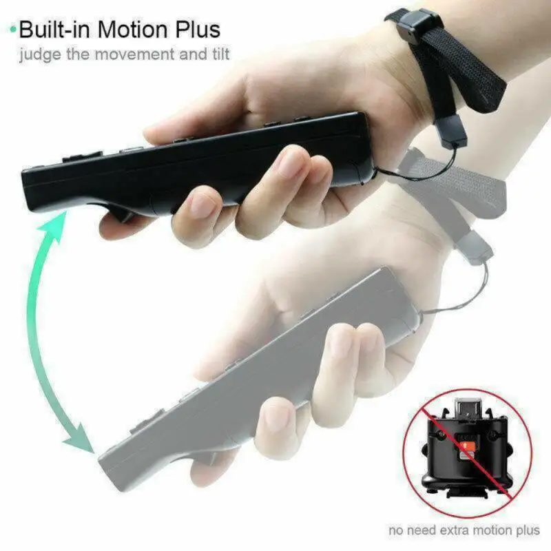 2 In1 Built-in Motion Plus Wireless Gamepad Remote Controller For Nin Tend Wii U Remote Controle Joystick Joypad For Wii /wii U