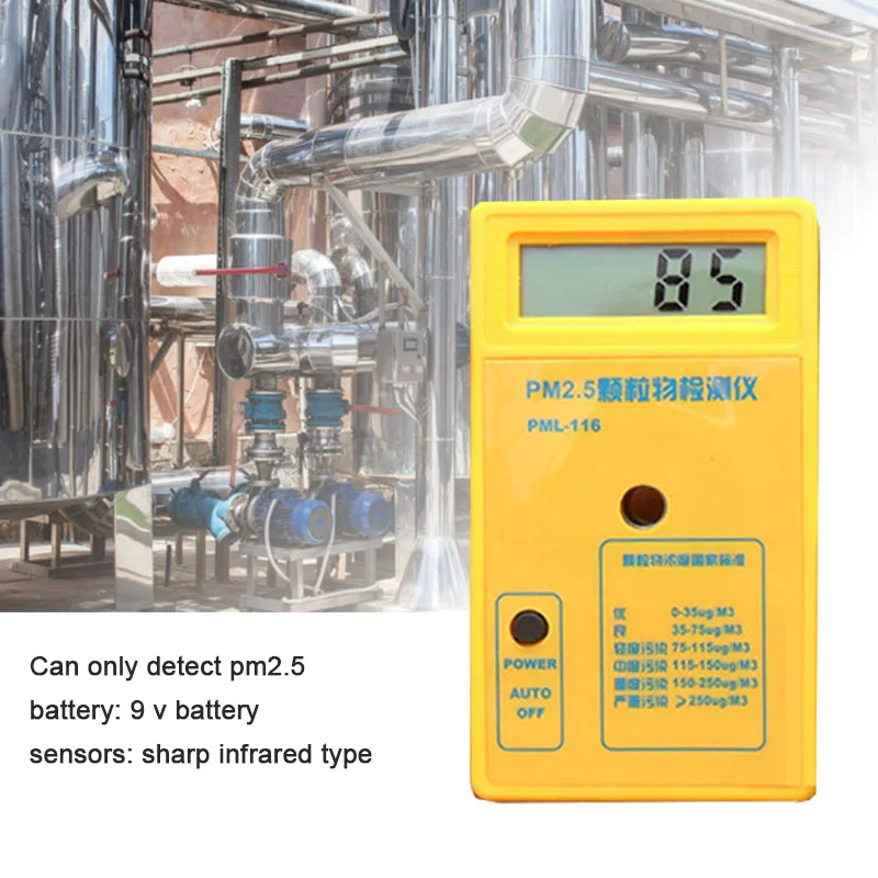 2021 NEW Air Quality Monitor For Professional Particle Gauge Counter LCD pm 2.5 Analyzer Haze Dust Meter Monitoring Sensor | Инструменты