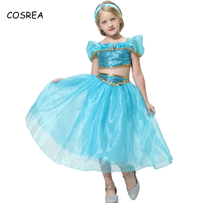 子供のためのセクシーなジャスミン姫の衣装 ジャスミンパンツ アラジン ハロウィーン クリスマス トップスカート Girls Costumes Aliexpress