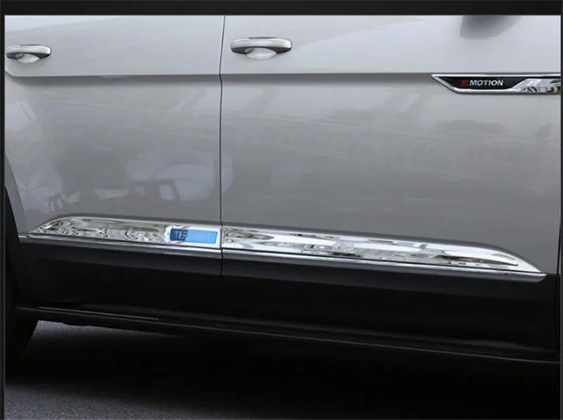 Автомобильный Стайлинг для Volkswagen Teramont/Atlas Высокое качество из нержавеющей стали боковые молдинги Боковая дверь украшения