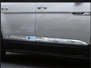 

Car styling For Volkswagen Teramont/Atlas 2017 2018 high quality Stainless Steel body side moldings side door decoration