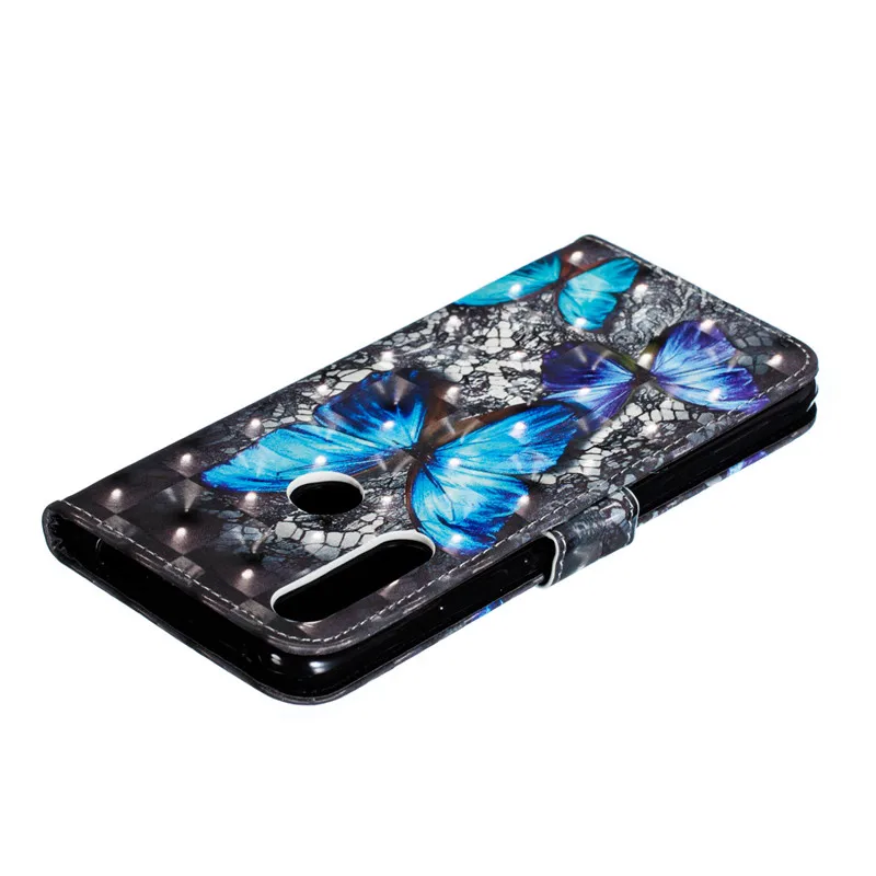 Y5 3D кожаный чехол для huawei Y5 Y6 Y7 Y9 Prime чехол с откидной крышкой с отделением портмоне Чехол для мобильного телефона для huawei Y6 Y7 Y9 Y5 крышка