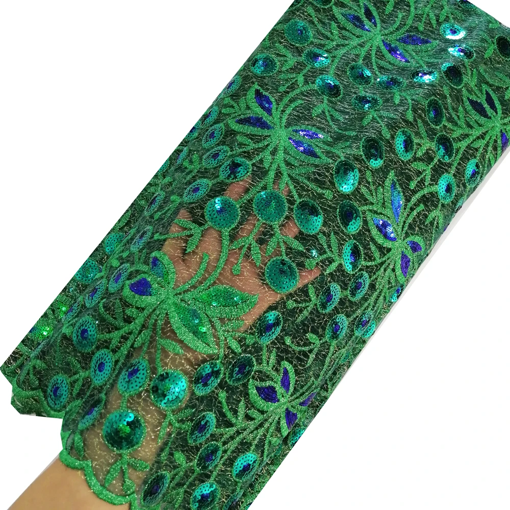 green lace fabric (4)
