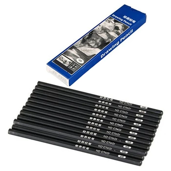

12 Pcs Drawing Pens Pencils Copying Black Tattoo & 1 Pcs Retro Kraft Coil Sketch Sketchbooks Blank Notebook