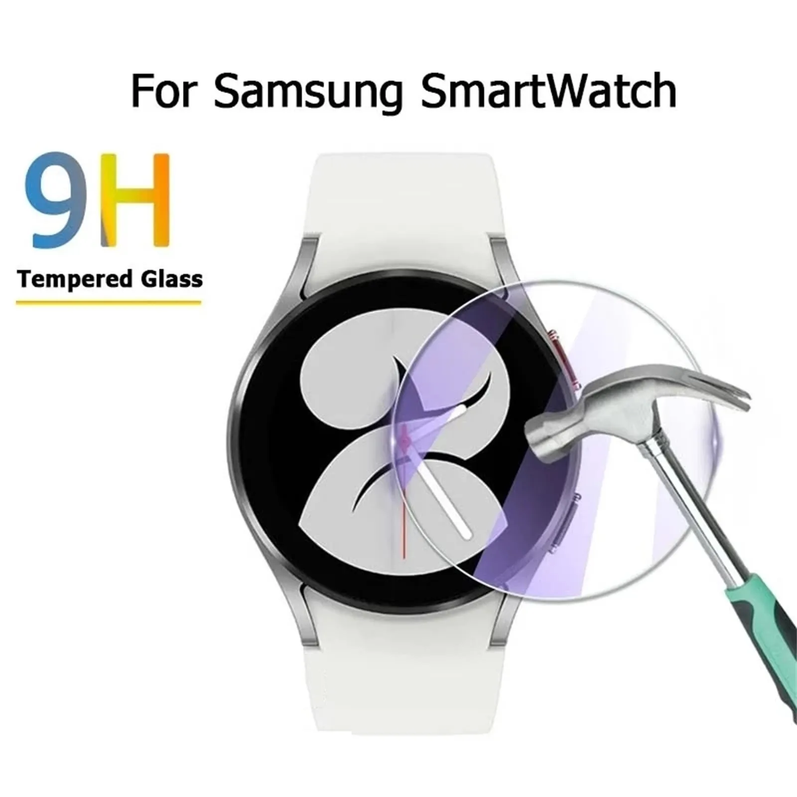 1/3/5Pack For Samsung Galaxy Watch 4 Classic 40/42/44/46mm Screen Protector Tempered Glass [2.5D 9H Hardness] Case Protection#p3 |