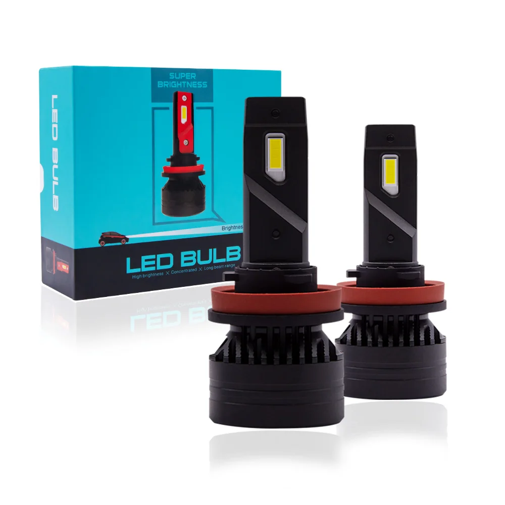 90W 10000LM F3 Car LED Headlight Kit H4 9003 H7 H8 H9 H11 9005 9006 HB3/4 9012 HIR2 G-XP Chips Fog Lamps 2pcs