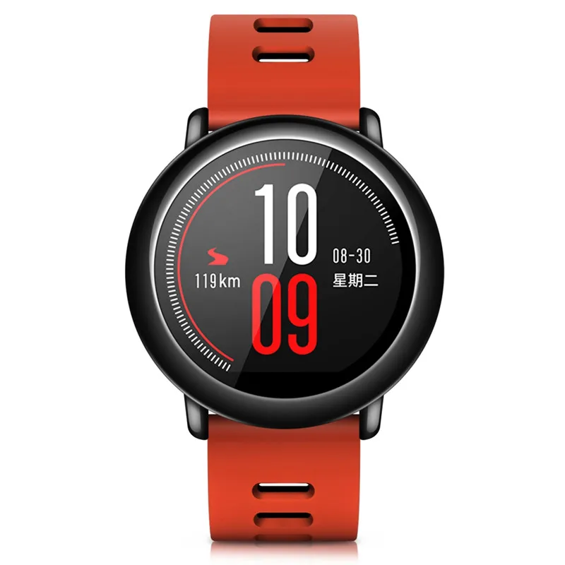 Xiaomi Huami AMAZFIT Bluetooth 4,0 монитор сердечного ритма спортивные Смарт-часы gps спортивный напульсник D20