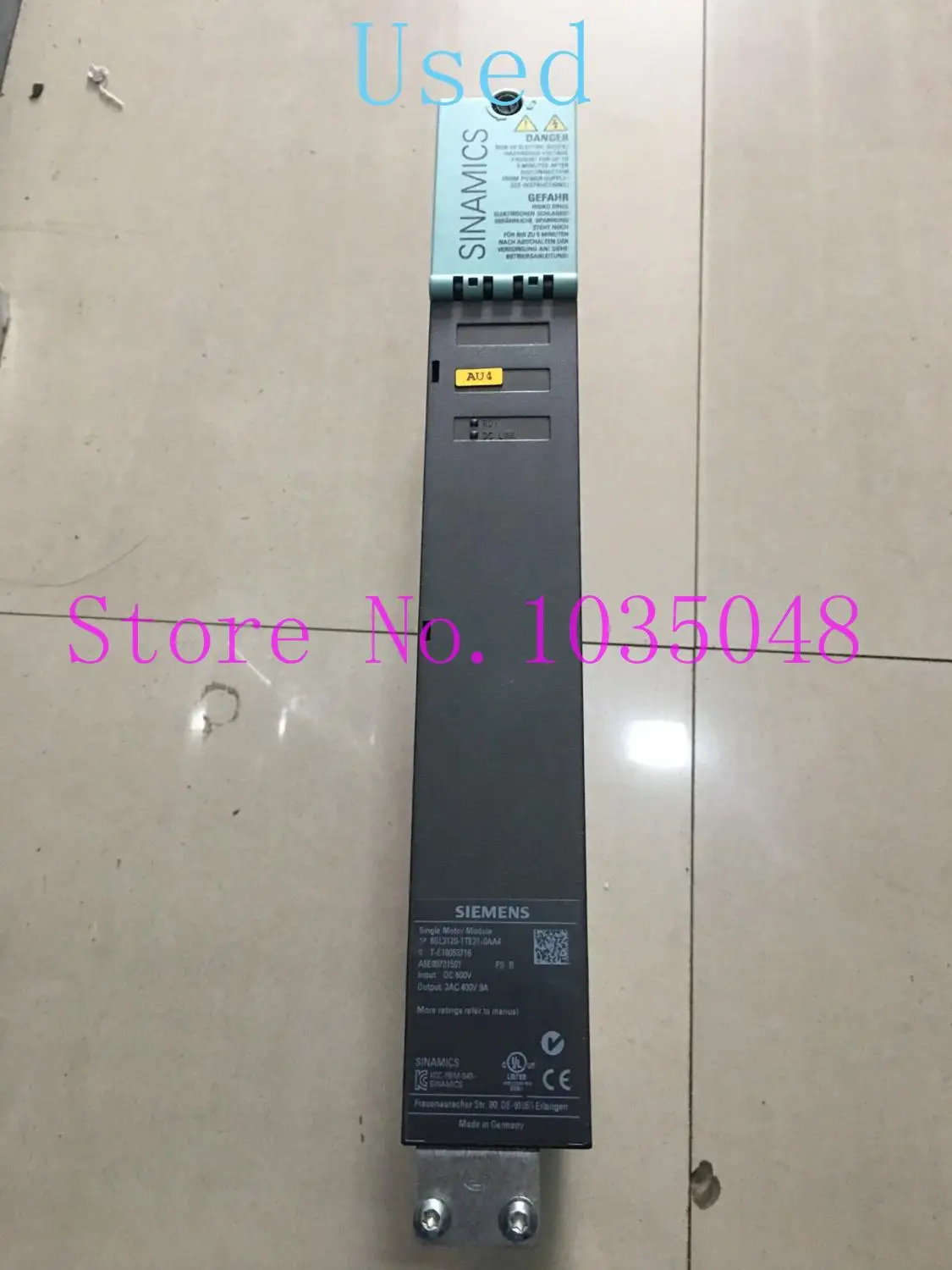

1PC 6SL3120-1TE21-0AA4 6SL3 120-1TE21-0AA4 Used and Original Priority use of DHL delivery #03
